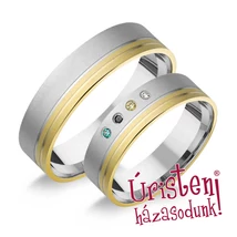 HR249B KARIKAGYŰRŰ GYÉMÁNT KÖVEKKEL