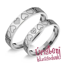 UH163B KARIKAGYŰRŰ GYÉMÁNT KÖVEKKEL