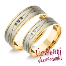 UH608B KARIKAGYŰRŰ GYÉMÁNT KÖVEKKEL