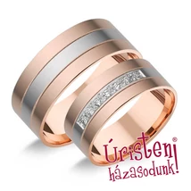 UH730B KARIKAGYŰRŰ GYÉMÁNT KÖVEKKEL