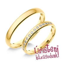 3SD14B KLASSZIKUS KARIKAGYŰRŰ GYÉMÁNT KÖVEKKEL