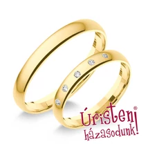 3SD5.2C KLASSZIKUS KARIKAGYŰRŰ CIRKÓNIA KÖVEKKEL