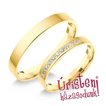 3SL11C KLASSZIKUS KARIKAGYŰRŰ CIRKÓNIA KÖVEKKEL