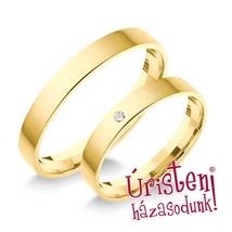 3SL1B KLASSZIKUS KARIKAGYŰRŰ GYÉMÁNT KŐVEL