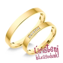 3SL5.2B KLASSZIKUS KARIKAGYŰRŰ GYÉMÁNT KÖVEKKEL