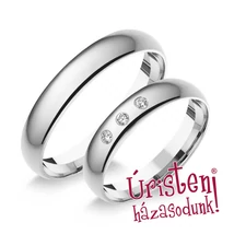 4FD3.3C KLASSZIKUS KARIKAGYŰRŰ CIRKÓNIA KÖVEKKEL