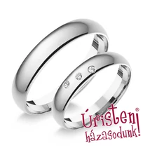 4FD3C KLASSZIKUS KARIKAGYŰRŰ CIRKÓNIA KÖVEKKEL