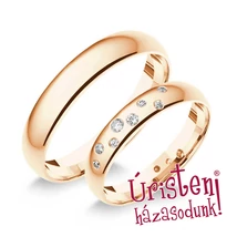 4RD8C KLASSZIKUS KARIKAGYŰRŰ CIRKÓNIA KÖVEKKEL