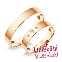 4RL3B KLASSZIKUS KARIKAGYŰRŰ GYÉMÁNT KÖVEKKEL