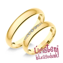 4SD9C KLASSZIKUS KARIKAGYŰRŰ CIRKÓNIA KÖVEKKEL