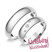 5FD3.2B KLASSZIKUS KARIKAGYŰRŰ GYÉMÁNT KÖVEKKEL