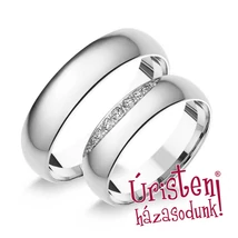 5FD9C KLASSZIKUS KARIKAGYŰRŰ CIRKÓNIA KÖVEKKEL