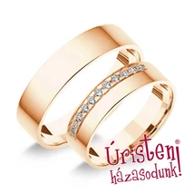 5RL11B KLASSZIKUS KARIKAGYŰRŰ GYÉMÁNT KÖVEKKEL