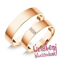 5RL3C KLASSZIKUS KARIKAGYŰRŰ CIRKÓNIA KÖVEKKEL