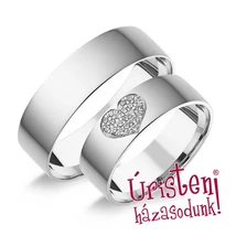 6FL20B KLASSZIKUS KARIKAGYŰRŰ GYÉMÁNT KÖVEKKEL