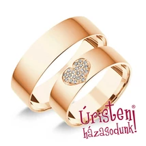 6RL20C KLASSZIKUS KARIKAGYŰRŰ CIRKÓNIA KÖVEKKEL