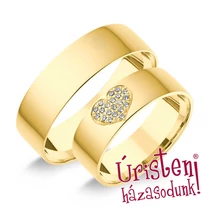 6SL20C KLASSZIKUS KARIKAGYŰRŰ CIRKÓNIA KÖVEKKEL