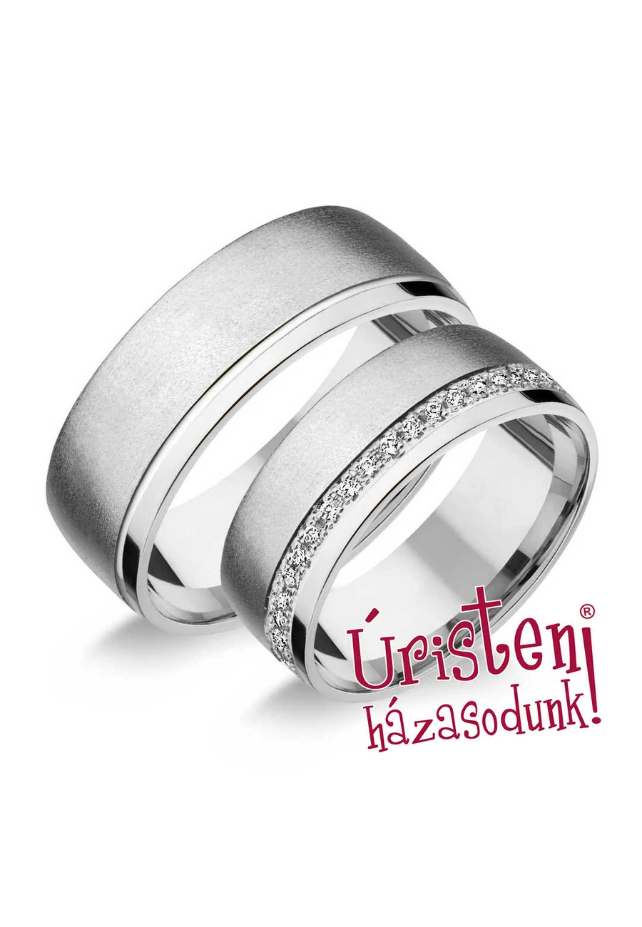 Fehér arany karikagyűrűk