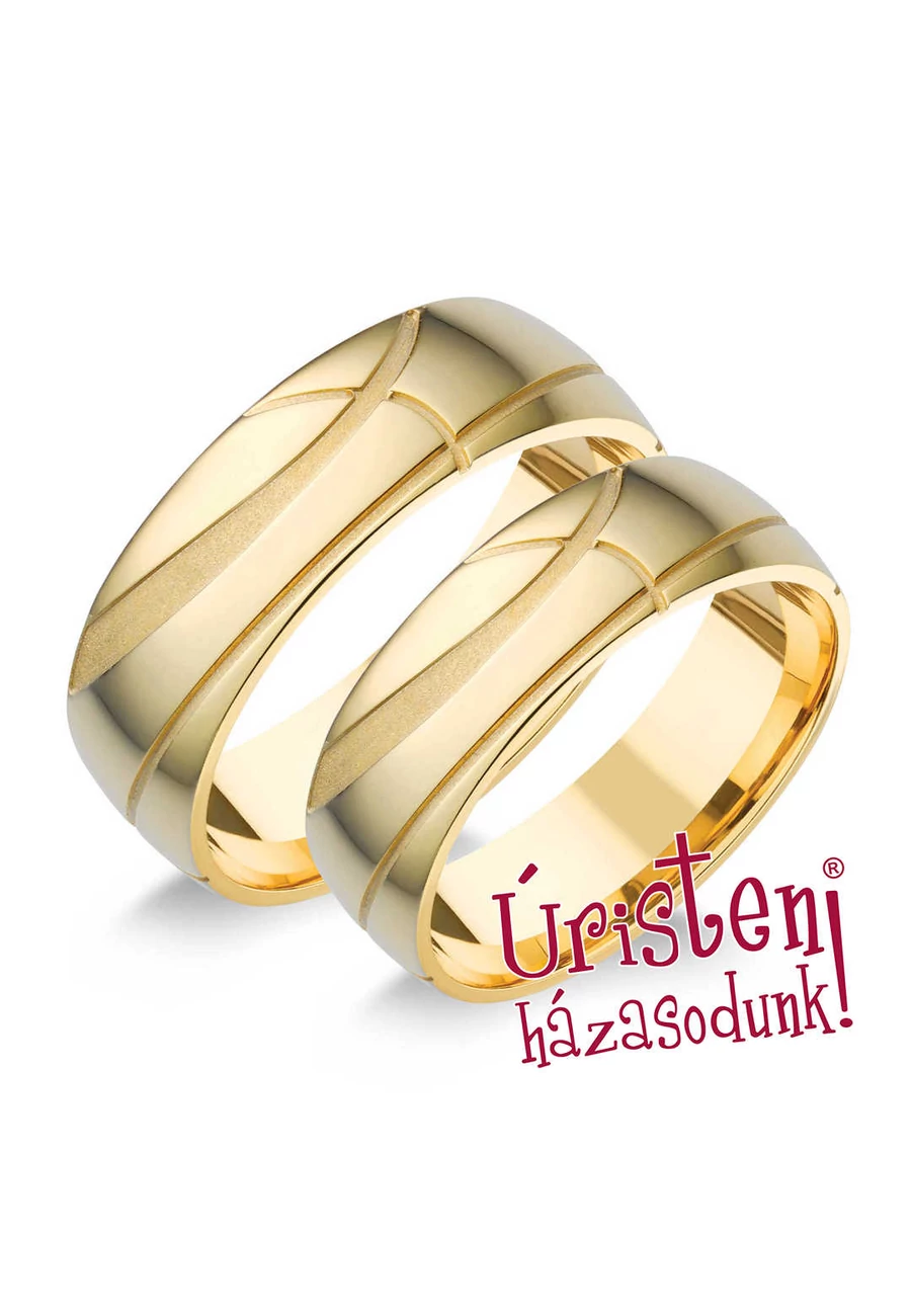 Sárga arany karikagyűrűk