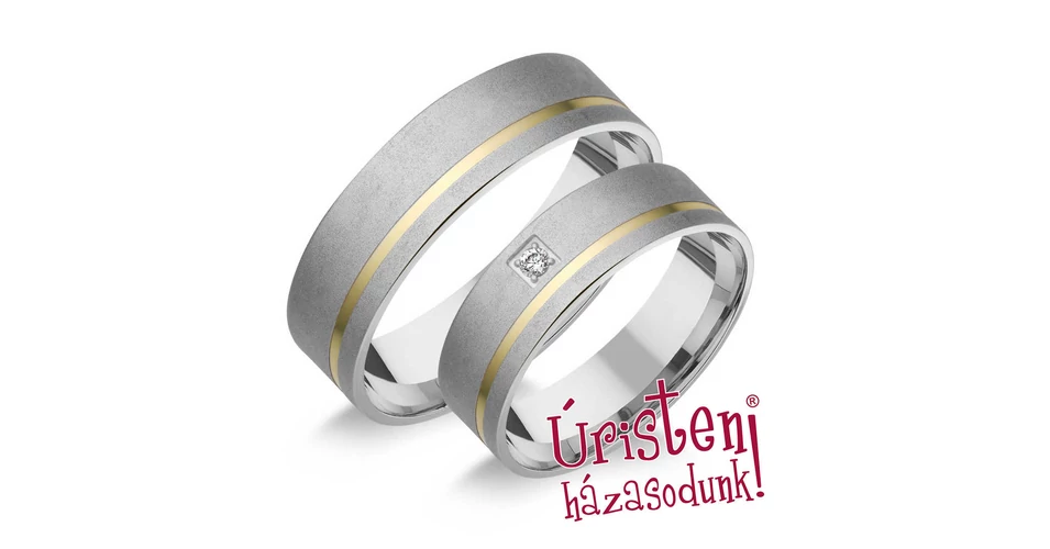  HR107B KARIKAGYŰRŰ GYÉMÁNT KŐVEL
