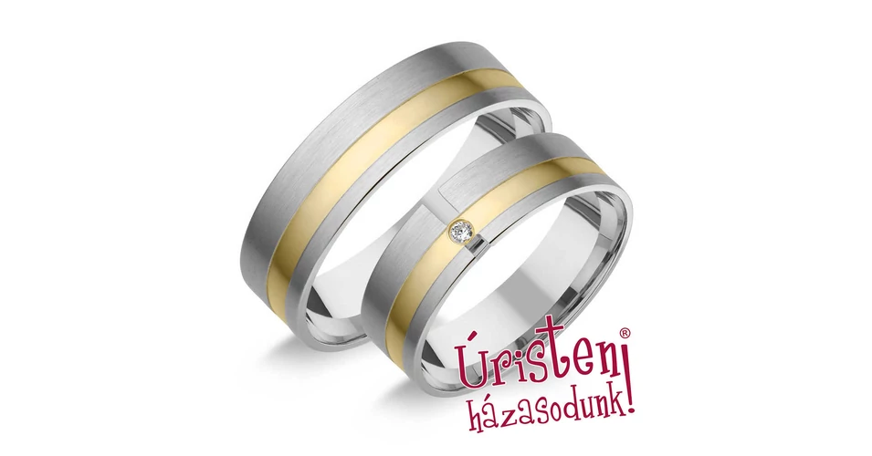  HR112B KARIKAGYŰRŰ GYÉMÁNT KŐVEL