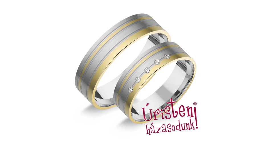  HR117B KARIKAGYŰRŰ GYÉMÁNT KÖVEKKEL