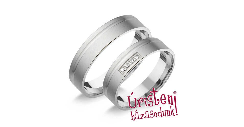  HR166B KARIKAGYŰRŰ GYÉMÁNT KÖVEKKEL