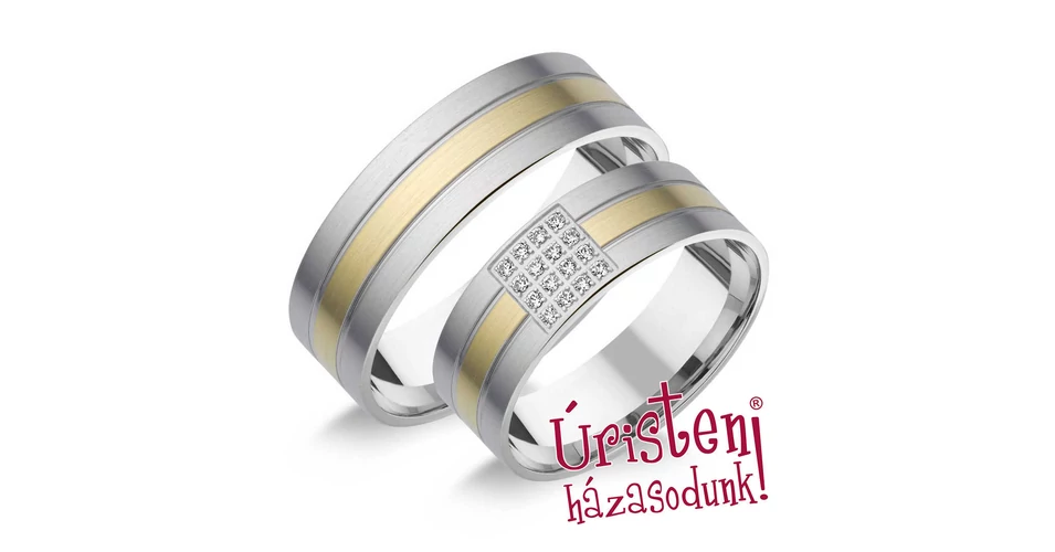  HR179B KARIKAGYŰRŰ GYÉMÁNT KÖVEKKEL