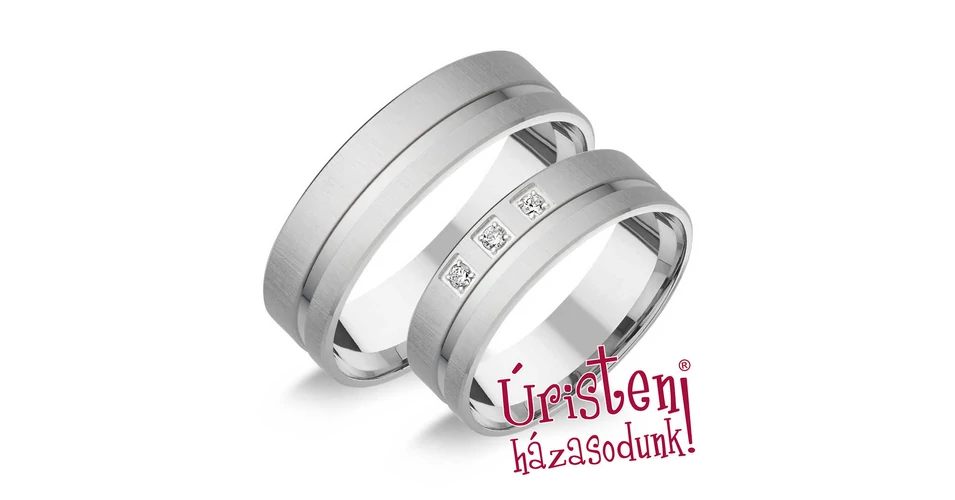  HR186B KARIKAGYŰRŰ GYÉMÁNT KÖVEKKEL