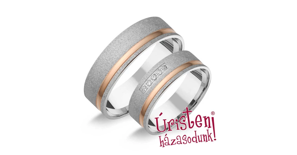  HR235B KARIKAGYŰRŰ GYÉMÁNT KÖVEKKEL