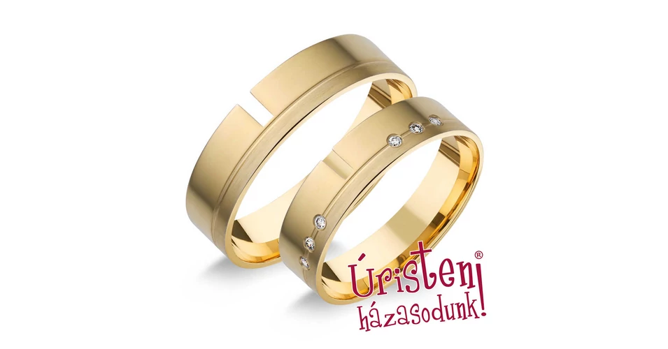  HR39B KARIKAGYŰRŰ GYÉMÁNT KÖVEKKEL