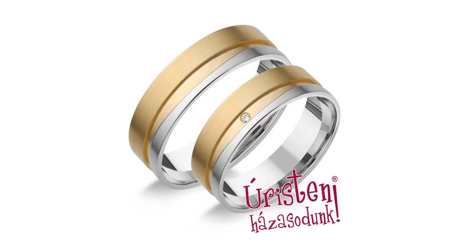  HR40B KARIKAGYŰRŰ GYÉMÁNT KŐVEL