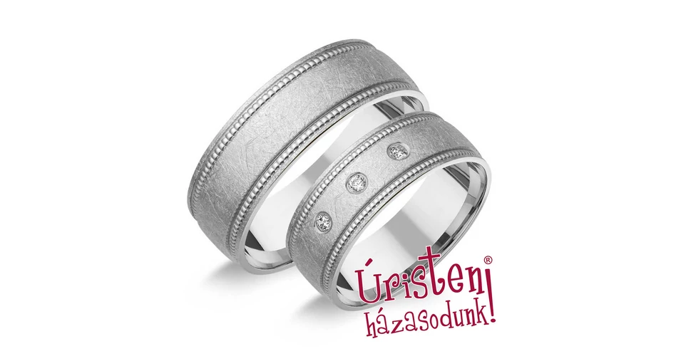  UH075B KARIKAGYŰRŰ GYÉMÁNT KÖVEKKEL