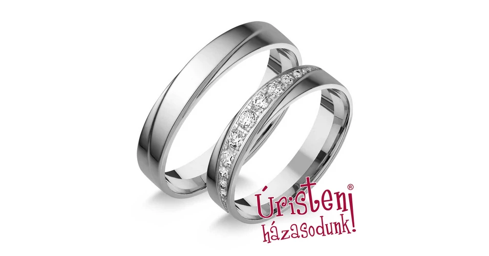  UH185B KARIKAGYŰRŰ GYÉMÁNT KÖVEKKEL