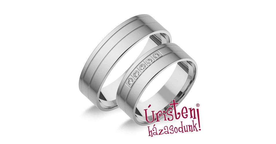  UHF01C KARIKAGYŰRŰ CIRKÓNIA KÖVEKKEL