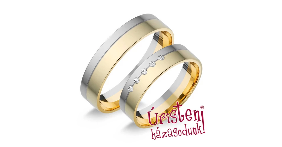  UHF08B KARIKAGYŰRŰ GYÉMÁNT KÖVEKKEL