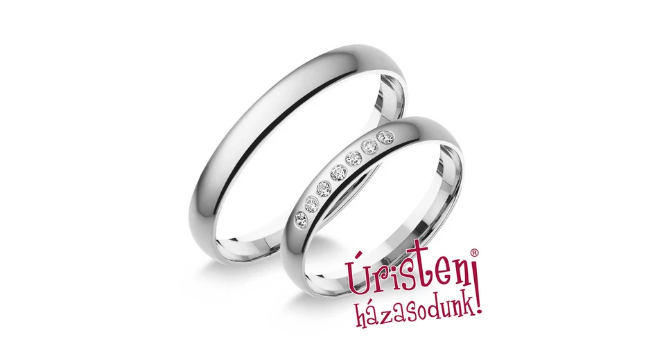  3FD7C KLASSZIKUS KARIKAGYŰRŰ CIRKÓNIA KÖVEKKEL