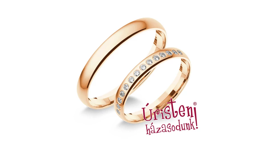  3RD14C KLASSZIKUS KARIKAGYŰRŰ CIRKÓNIA KÖVEKKEL