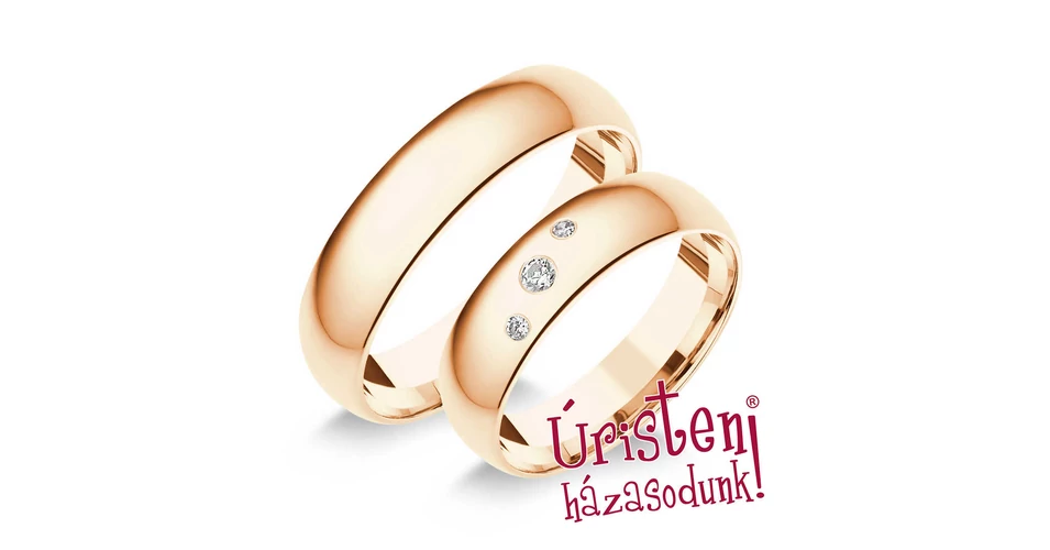  5RD3.2B KLASSZIKUS KARIKAGYŰRŰ GYÉMÁNT KÖVEKKEL