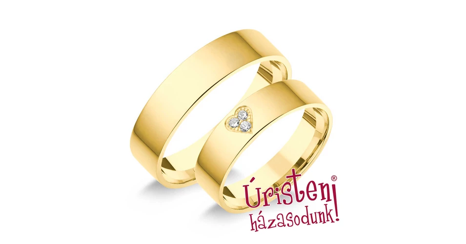  5SL3.3B KLASSZIKUS KARIKAGYŰRŰ GYÉMÁNT KÖVEKKEL